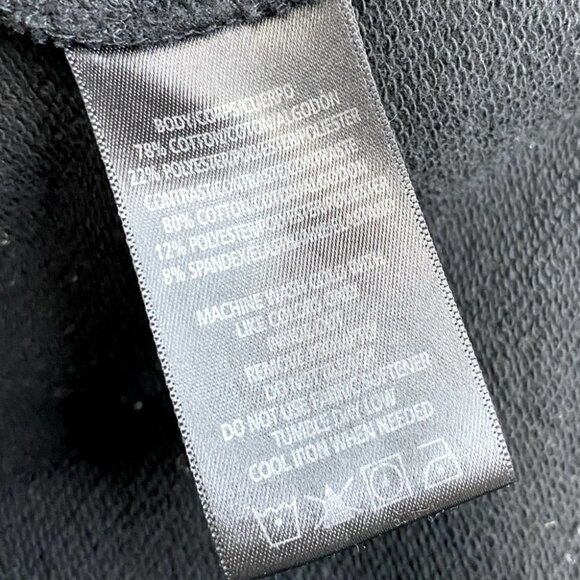 5/$25 Marc New York Performance Black Pink White Stripe 1/4 Zip Hoodie M - Picture 7 of 14